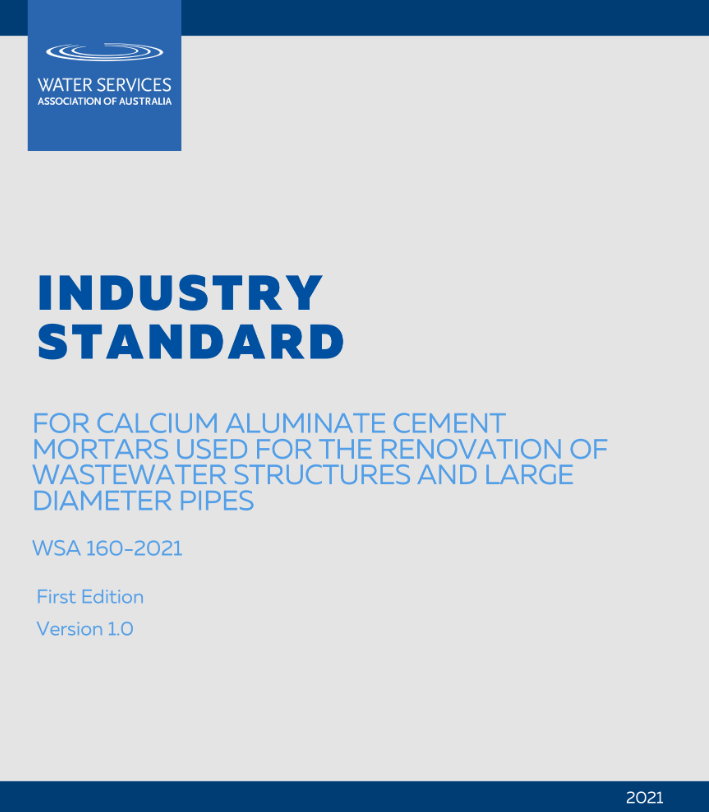 WSA 160 Calcium Aluminate Cement Mortars for sewer assets